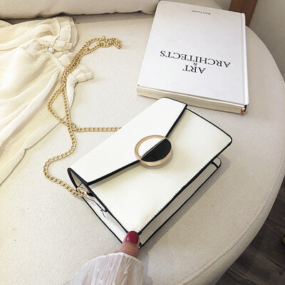 

Simple small fresh shoulder bag female 2019 new fashion temperament chain bag casual wild Messenger small square bag