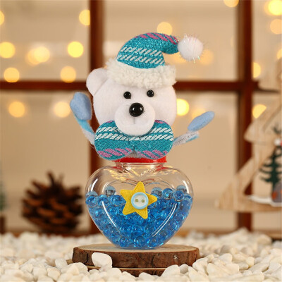 

Tailored Cute Christmas Candy Storage Can Decorate Home Gift Cookies Food Storage Jar