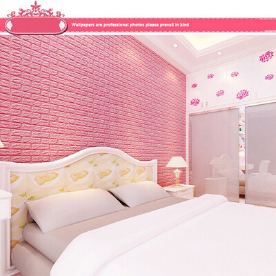 

Gobestart DIY 3D Brick PE Foam Wallpaper Panels Room Decal Stone Decoration Embossed