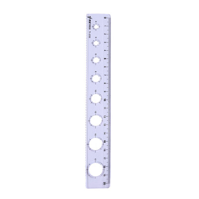 

Siaonvr Clear Plastic Straight Ruler Plastic Measuring Tool for Student School Office