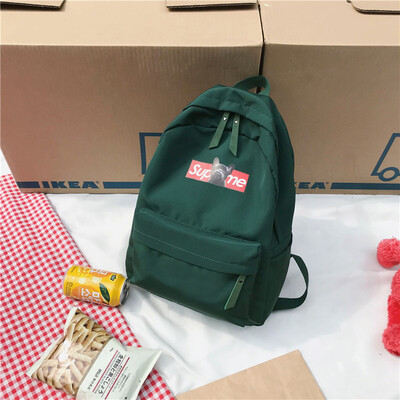 

ins fengbf Japanese school bag female high-China version of the ancient sense of college students simple Sen family backpack campu