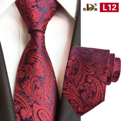 

Manufacturers spot trendy mens business casual tie polyester silk jacquard professional executive wedding work tie
