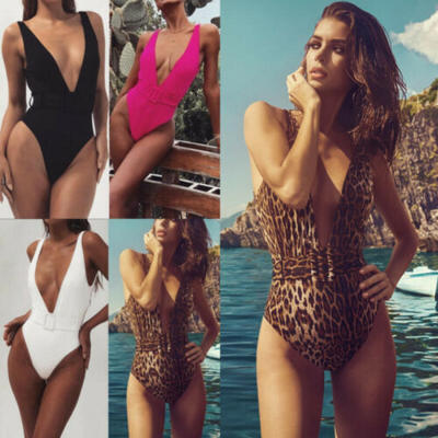 

New Women One-Piece Swimwear Swimsuit Beachwear Push-up Monokini Bikini Bathing