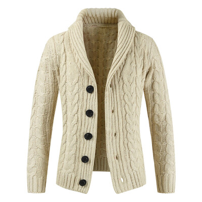

Gobestart Mens Autumn Winter Zip Casual Long Sleeve Slim Pocket Fit Sweater Jacket Coat