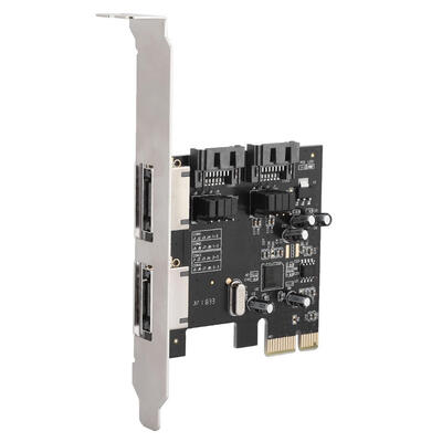 

Greensen PCI to 4-port Sata ESATA 30 Riser Card ASM1061 SATA 30 PCI to Esata Sata up to 750MBs 60Gbps SATA 30