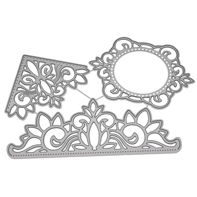 

Siaonvr New Flower Heart Metal Cutting Dies Stencils DIY Scrapbooking Album Paper Card