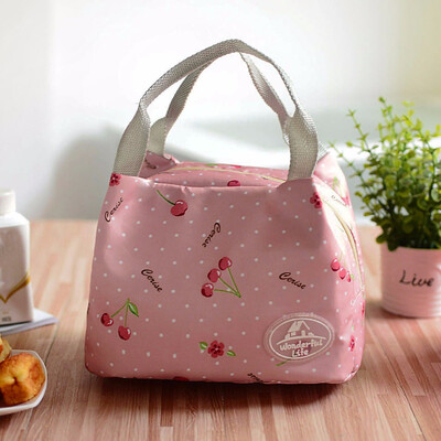 

Siaonvr Portable Lunch Bag Tote Picnic Insulated Cooler Zipper Organizer Lunch Box PK