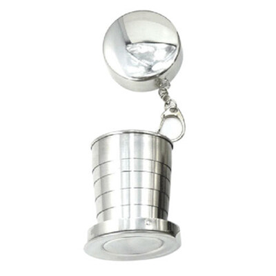 

Mini Stainless Steel Portable Outdoor Travel Folding Collapsible Cup Telescopic