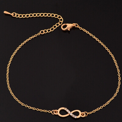 

Europe&The United States Style Fashion 8 Words Rhinestones Bracelet