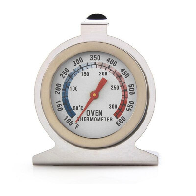 

Oven Thermometer Stainless Steel Kitchen Thermometer Grill Thermometer with Hook Instant Read for Kitchen