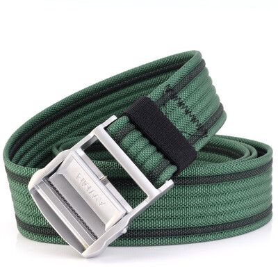

Unisex belt Stripe Color Nylon Automatic Buckle Men belt fashion Alloy buckle Outdoor Multifunction Casual Men&Women belt