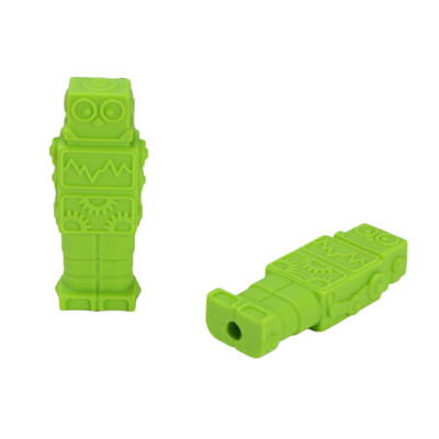 

Chewable Brick Themed Pencil Toppers Oral Motor Chew Therapy Autism Stress