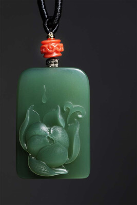 

WANYANSHAOHUA Xinjiang Hetian Biyu pendant jewelry accessories 18350-18353