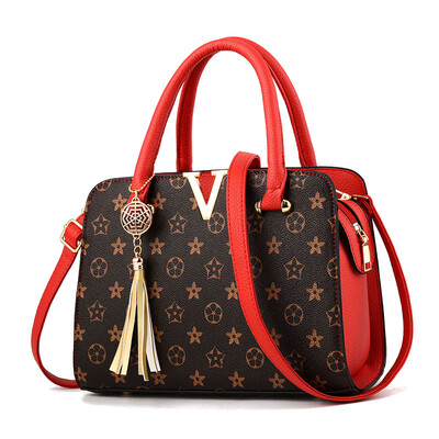 

Womens Bag Middle-aged Womens Bag Simple Single Shoulder Bag Large Capacity Handbag Slanting Big Bag Mothers Bag