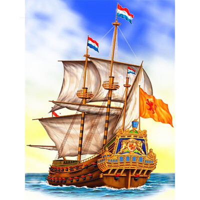 

5D Diamond Painting Full Square Sailboat Rhinestone Picture Embroidery Sale Diamond Mosaic Cross Stitch Home Decor