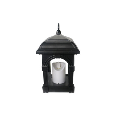 

Siaonvr Solar Lantern Candle Lights Waterproof Hanging Lamp Patio Lawn&Garden Decor