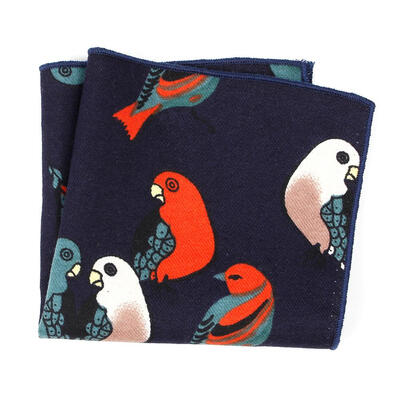 

Fashion Men Floral Print Handkerchief Business Pocket Square Chest Towel