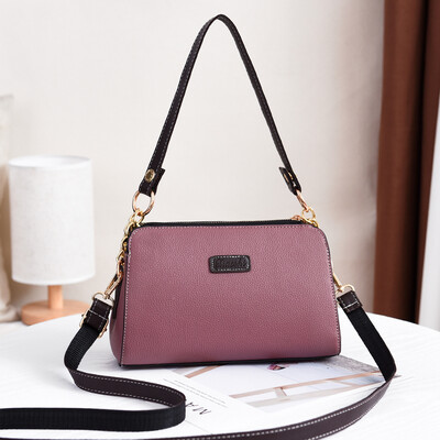 

Slanting bag with all kinds of handbags fashionable middle-aged womens bag Simple mother lady Bao Single Shoulder Handbag