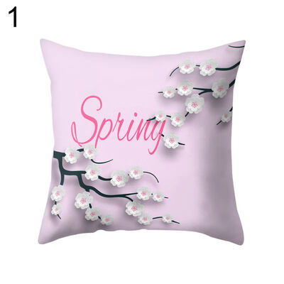 

4 Seasons Printing Square Throw Pillow Case Cushion Cover Sofa Bedding Articles