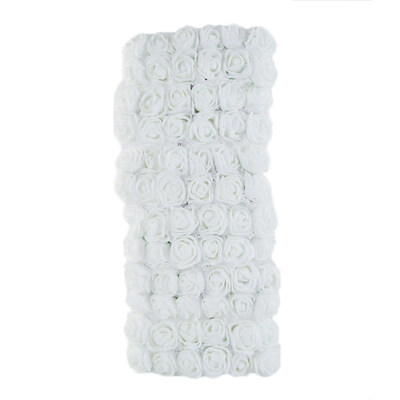 

72Pcs Colorfast Foam Roses Artificial Flower Head Wedding Bride Party Home Decor