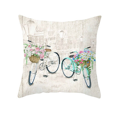 

Floral Cotton Linen Throw Waist Pillow Case Cushion Cover Fluffy Home Decor