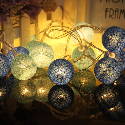 

Tailored 13M 10LED Cotton Ball String Lights Party Wedding Christmas Decor Lights