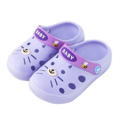 

Slippers Kids Toddler Infant Baby Girl Boys Home Slippers Rubber Cartoon Animation Cat Flat Heels Shoes Sandals Kids Slippers