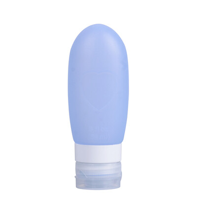 

Refillable Travel Bottles Silicone Squeezable Tube Sets Cosmetic Toiletry Containers for Shampoo Lotion Soap White  89ml