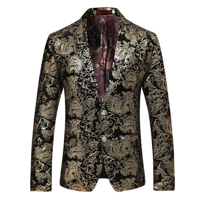 

Cloudstyle Ou code mens flower suit single west business 11634