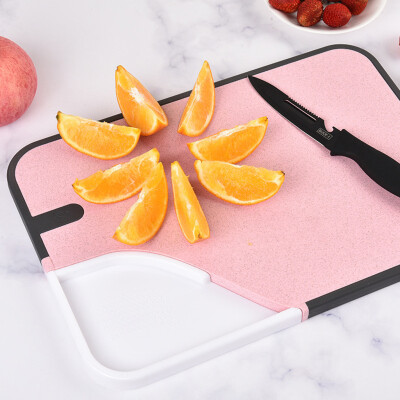 

Toponeto Multifunction Wheat Straw Cutting Board Non-slip Cutting Board Fruit Board