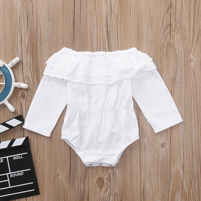 

Newborn Infant Baby Girls Long Sleeve Lace Romper Jumpsuit Clothes Outfits