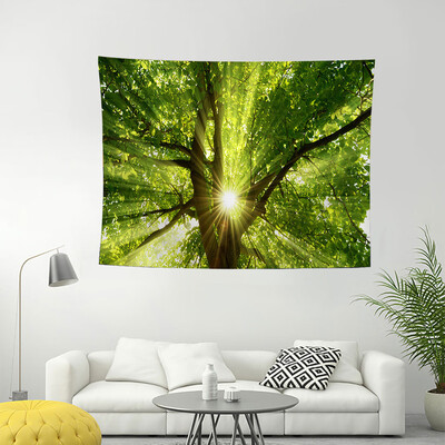 

Toponeto New Green Tapestry Living Room Bedroom Decorative Painting
