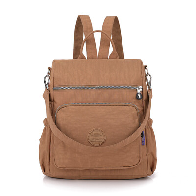 

Waterproof cloth bag multi - function lady double - shoulder bag mother pack large capacity one - shoulder bag back