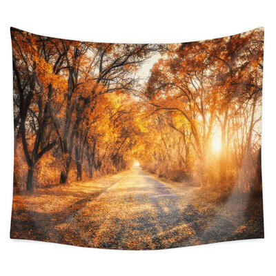 

Forest Tree Print Tapestry Travel Picnic Yoga Mat Carpet Home Art Decor