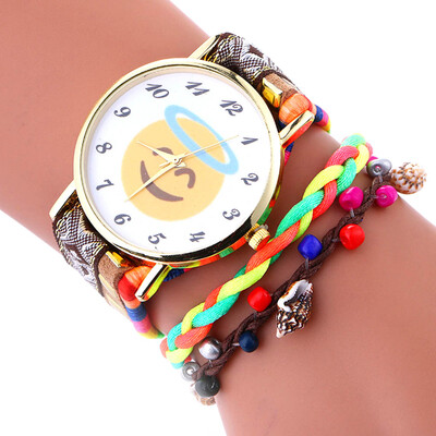 

Fashion Cute Bracelet Watch Women Gifts Student Watch with Hand Braided Watch Wristwatch
