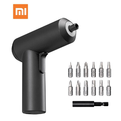 

Xiao-mi Mijia Cordless Rechargeable Screwdriver Li-ion Electric Screwdriver with 12PCS S2 Screw Bits