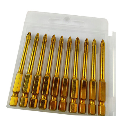 

Titan Wolfram Bohrer Hartmetall Fliesenglas Kreuz Speer Kopf Tool