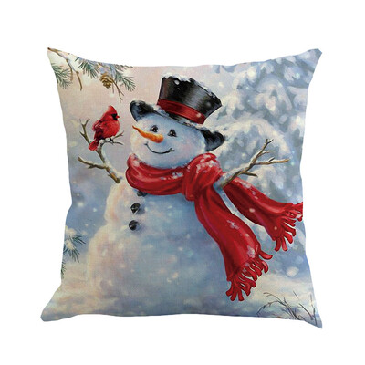 

Tailored Christmas Pillow Cover Pillowcases Decorative Sofa Cushion Cover 45x45cm