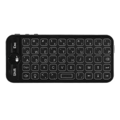 

iPazzPort 24G Wireless Keyboard Full Screen Touchpad Mouse Combo with Backlit for Android Windows Smart TV Black