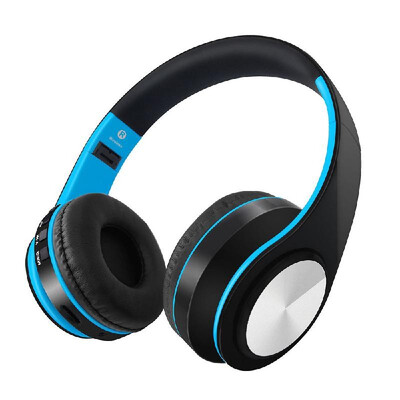

Wireless Bluetooth Headphones Foldable Over Ear Stereo Music Headsets TF Card MP3 Player FM Radio 35mm Wired Earphone Hands-free