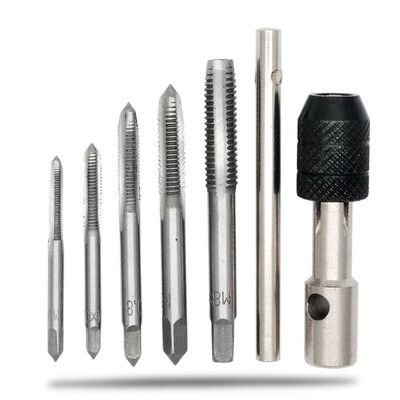 

6in1 Mini Gewindebohrer Handgewindebohrer Gewindeschneider M3 - M8Schlüssel