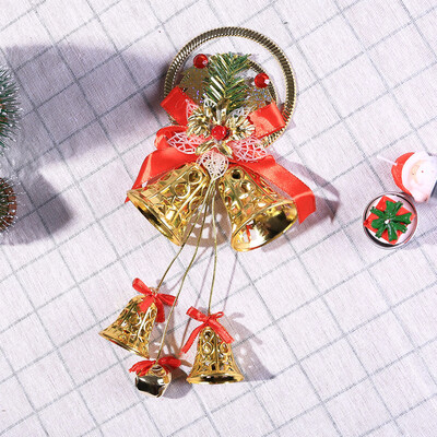 

Toponeto Christmas Bell Hanging Ornaments Wooden Santa Claus Xmas Tree Pendant Decor