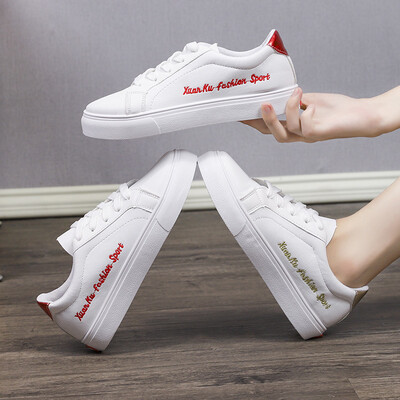 

Ins board shoes female ulzzang Harajuku Korean fashion street beat students white shoes Z19-156072