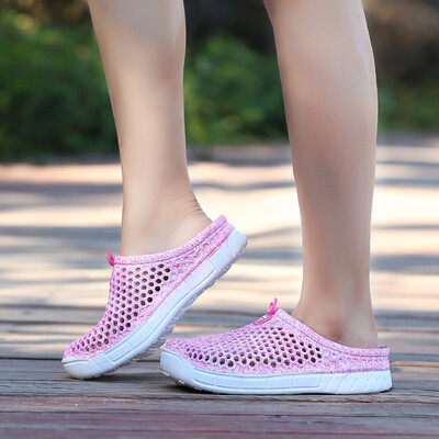 

New hole shoes outdoor beach shoes non-slip wear baotou sandals breathable womens slippers fashion sandals&slippers