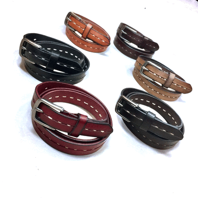 

Student casual ladies belt leather pin buckle layer leather belt with fashion wild small belt