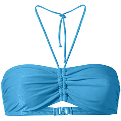 

Roseonmyhand Scuba Womens Summer Mix & Match Plain Bikini Bandeau Top Swimwear Beachwear