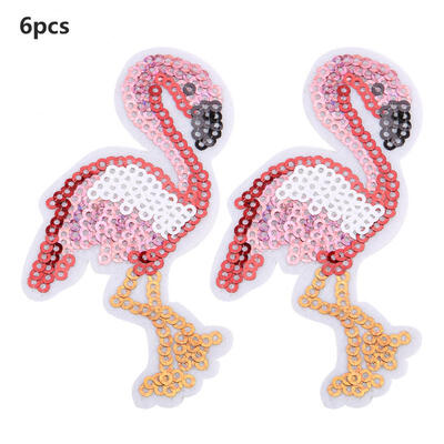 

Greensen 6PCS DIY Clothing Mending Accessory Cartoon Embroidery Clothes Sticker Iron-on Patch