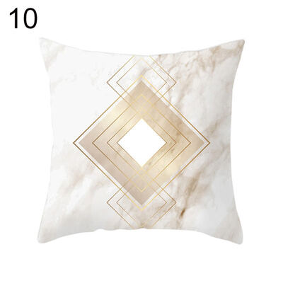 

Marbling Geometric Pattern Pillow Case Cushion Cover Home Office Chair Sofa Decor