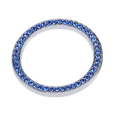 

〖Follure〗1x Auto Car SUV Decorative Silver Accessories Button Start Switch Diamond Ring