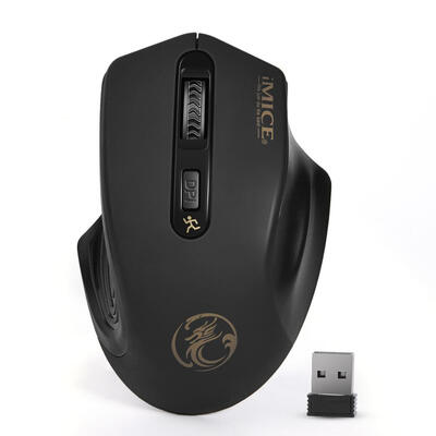 

iMICE E1800 24GHz Wireless Mouse 1600DPI Adjustable Mini Optical Mouse